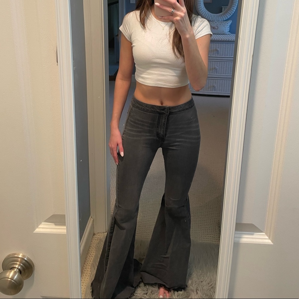 Free People Just Float On Flare Jeans
